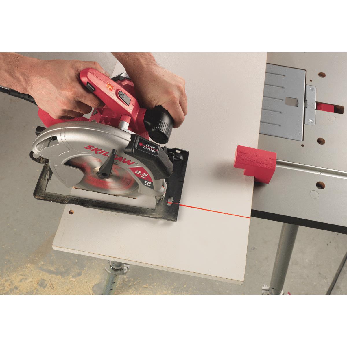 SKILSAW 7-1/4 In. 14-Amp Circular Saw with Laser