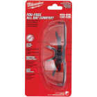 Milwaukee Red & Black Frame Safety Glasses with Clear Fog-Free Lenses Image 3