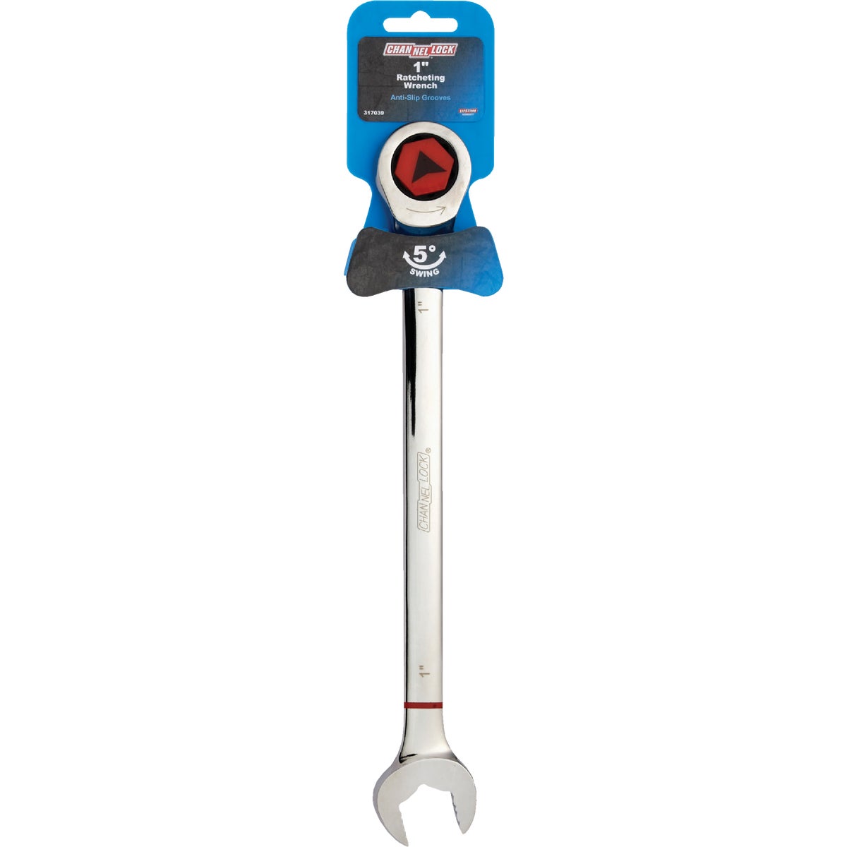 Channellock Standard 1 In. 12-Point Ratcheting Combination Wrench Image 2