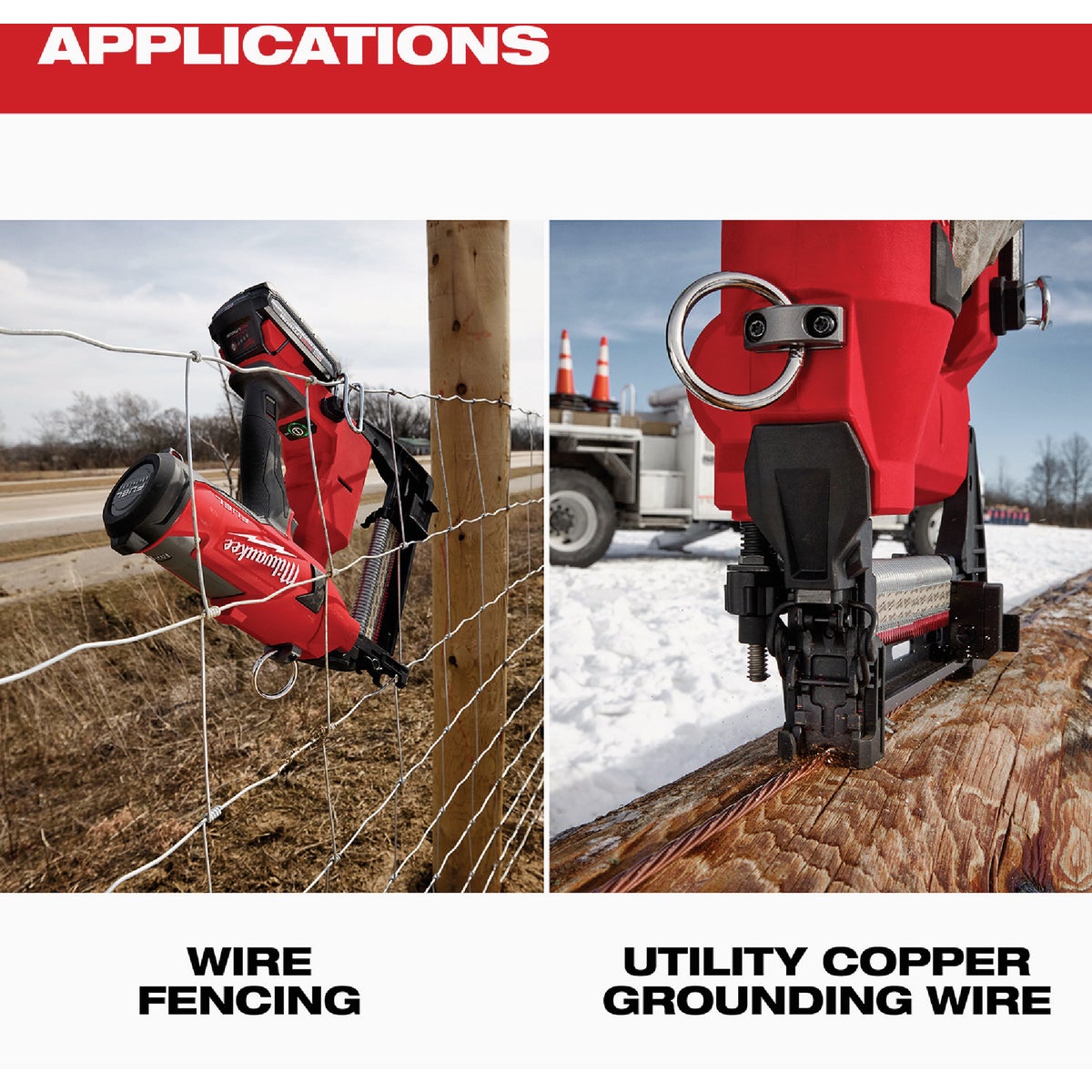 Milwaukee 1-3/4 In. 9 Ga. Galvanized Barbed Collated Fence Staple (960-Count) Image 3