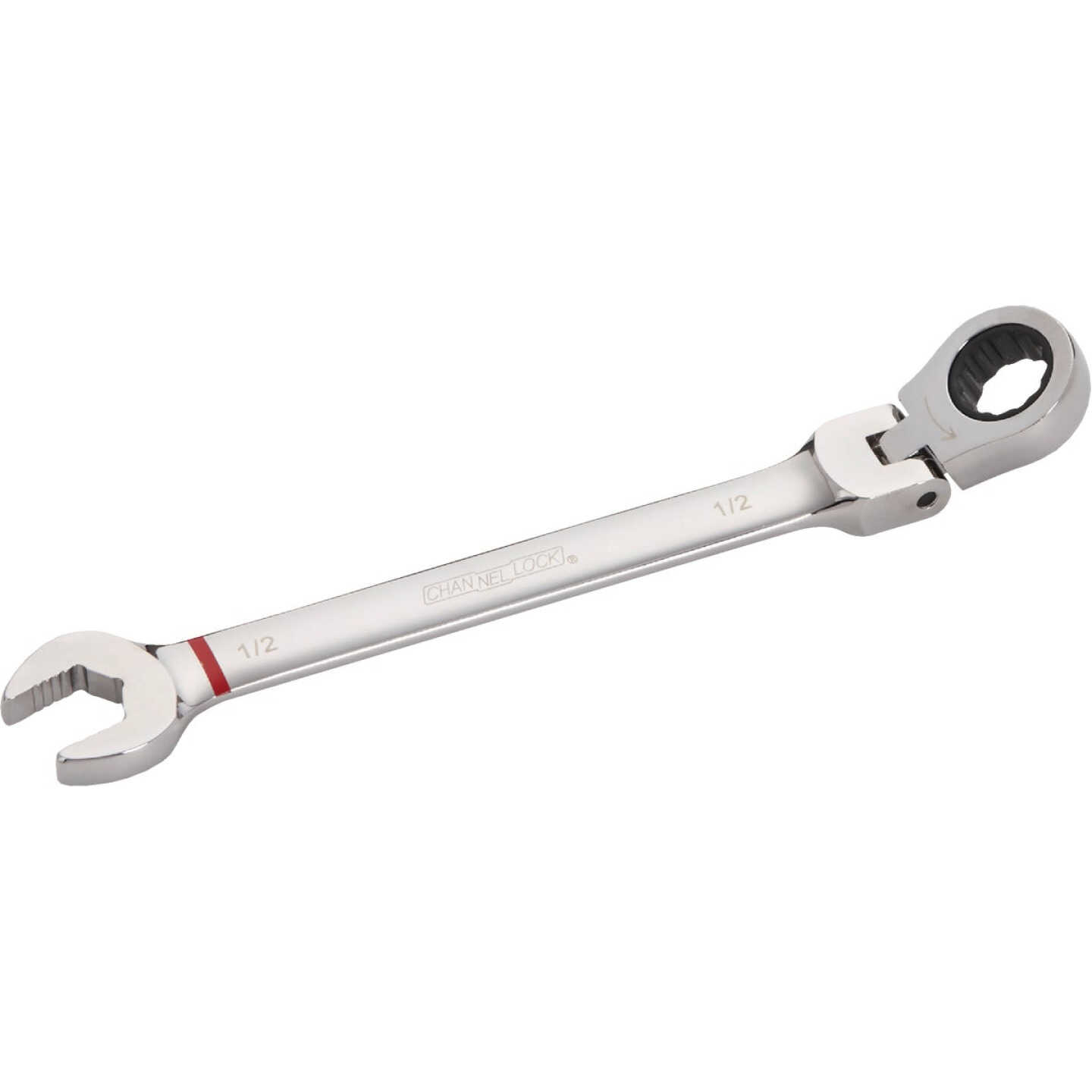 Channellock Standard 1/2 In. 12-Point Ratcheting Flex-Head Wrench Image 1