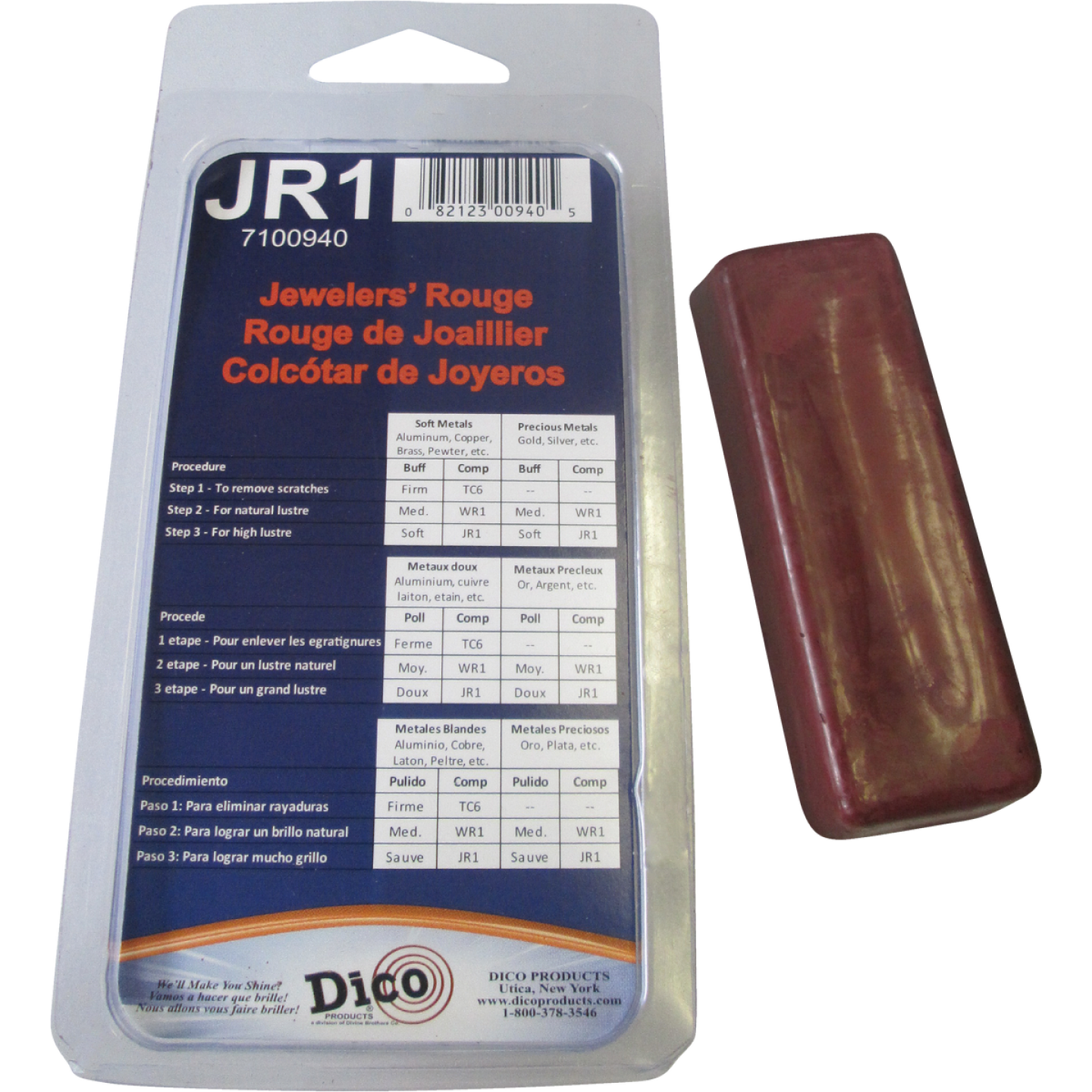 Dico Jewelers Rouge JR1 Buffing Compound Image 1