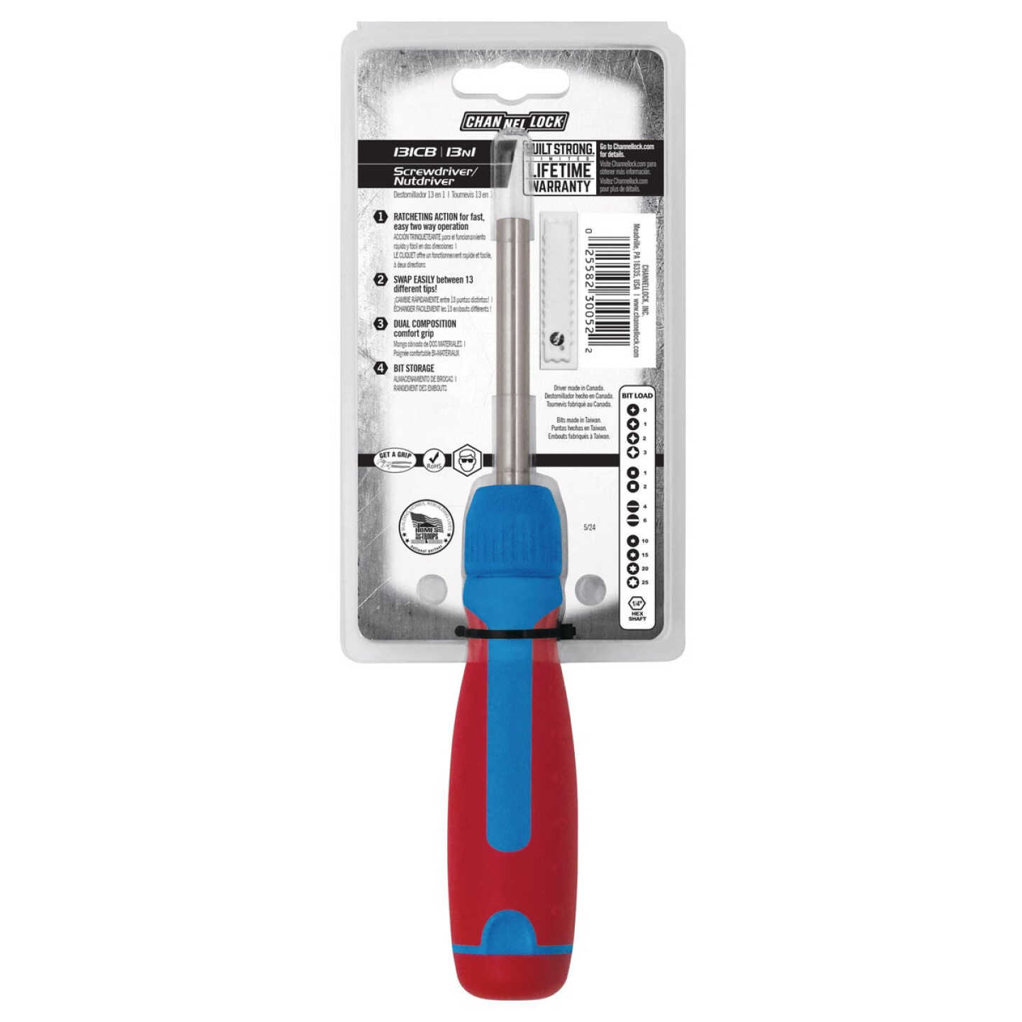Channellock 13-in-1 Professional Ratcheting Screwdriver Image 4