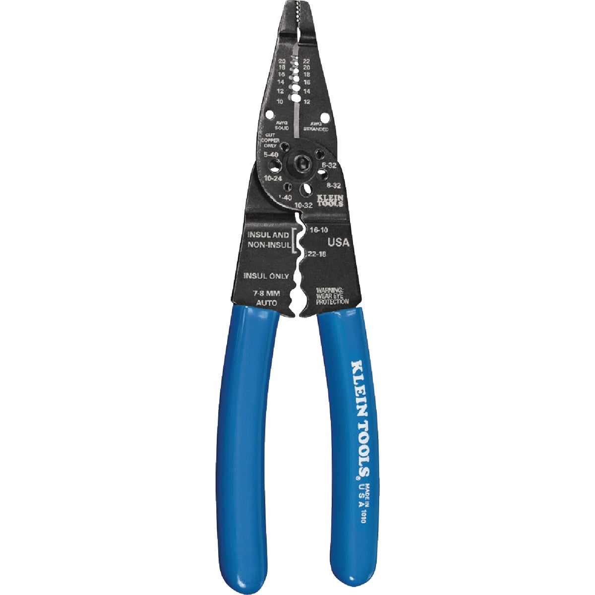 Klein 8-1/4 In. Long Nose All-Purpose Crimper & Stripper Image 5