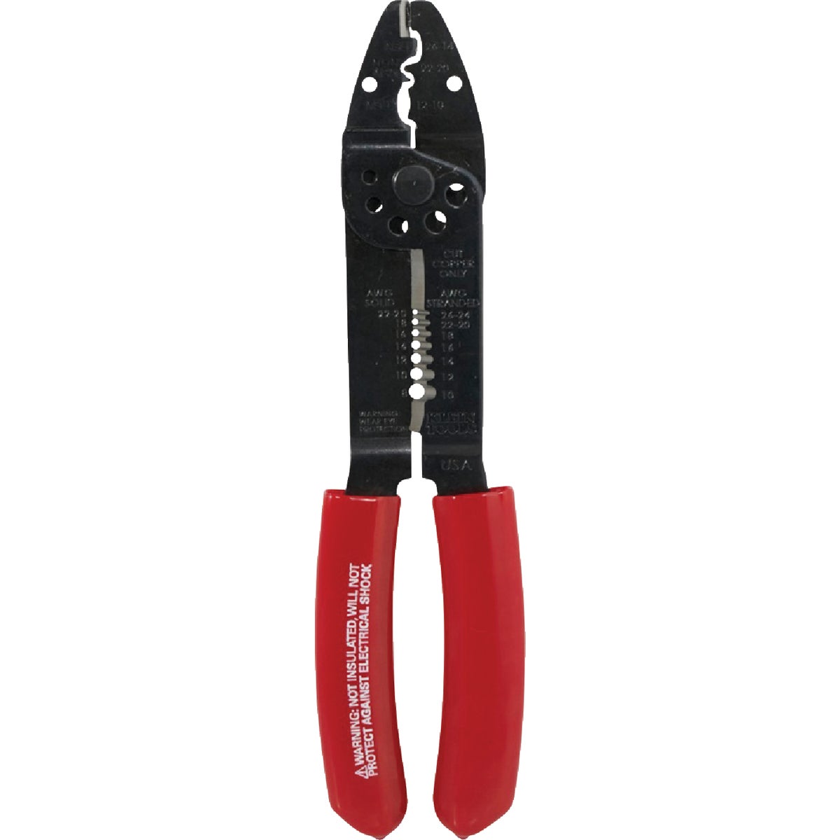 Klein 8-1/2 In. All-Purpose Electrician Crimper & Stripper Image 5