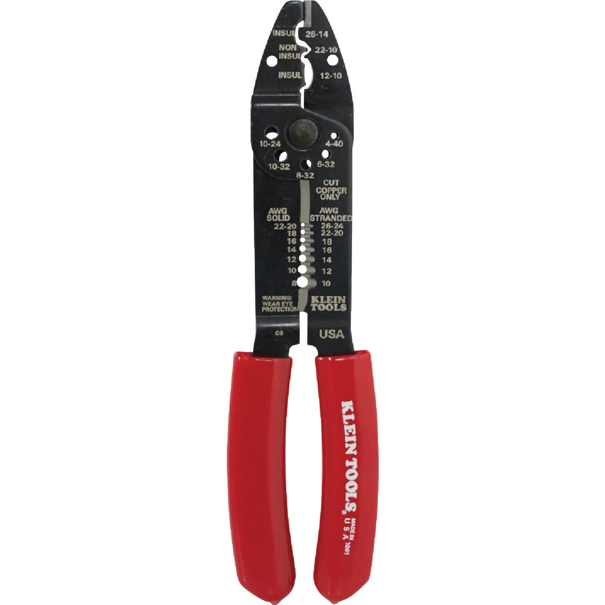 Klein 8-1/2 In. All-Purpose Electrician Crimper & Stripper Image 4