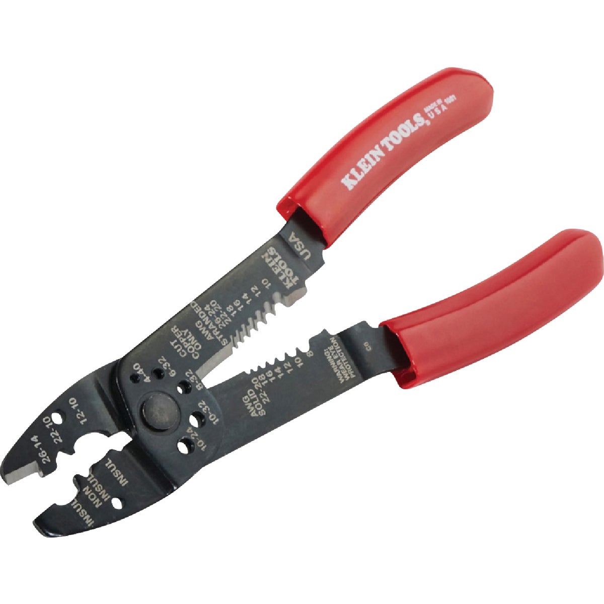 Klein 8-1/2 In. All-Purpose Electrician Crimper & Stripper Image 6