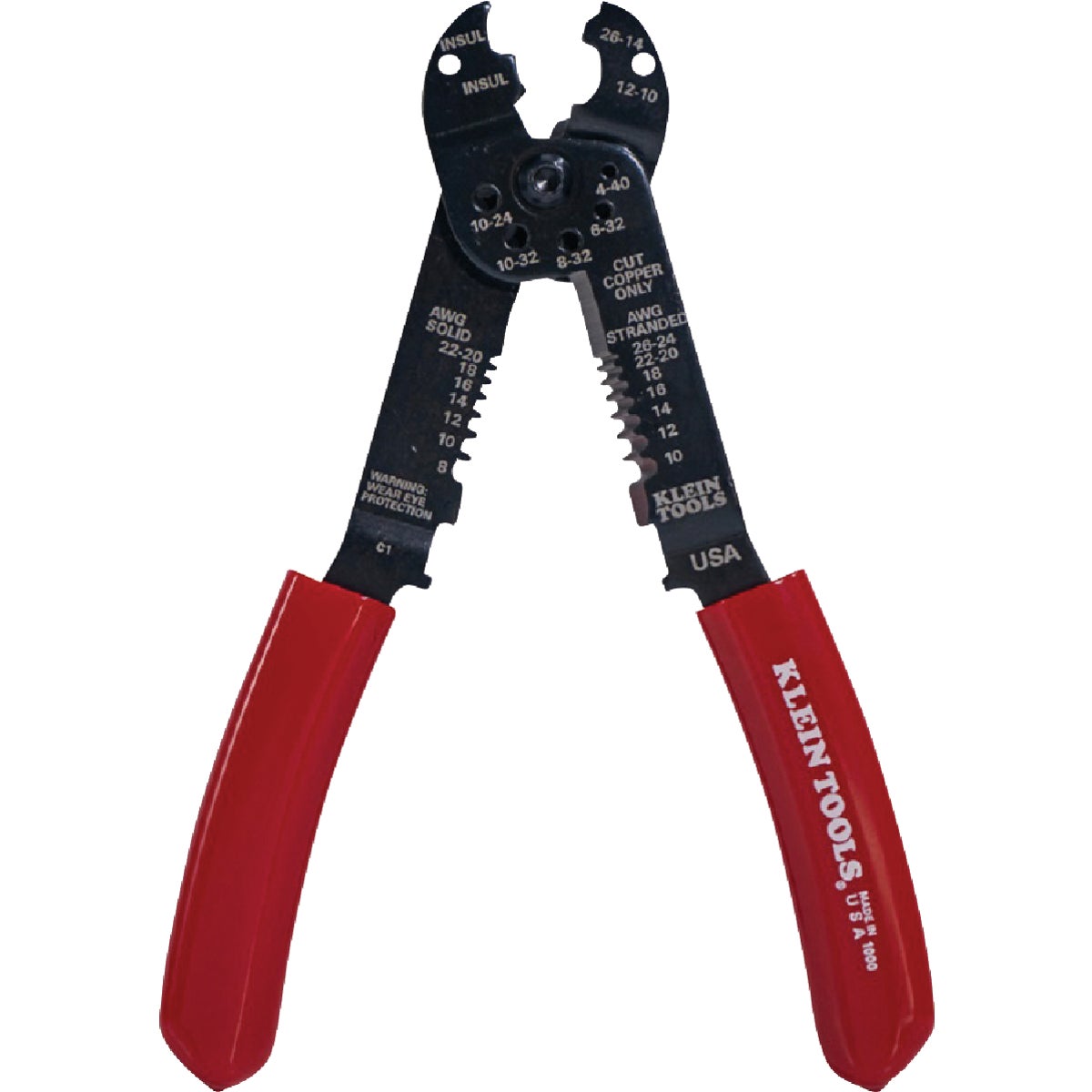 Klein 7-3/4 In. 6-In-1 Multipurpose Crimper & Stripper Image 2