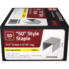 Grip-Rite No. 6 Hammer Tacker Staple, 5/16 In. (5000-Count) Image 3