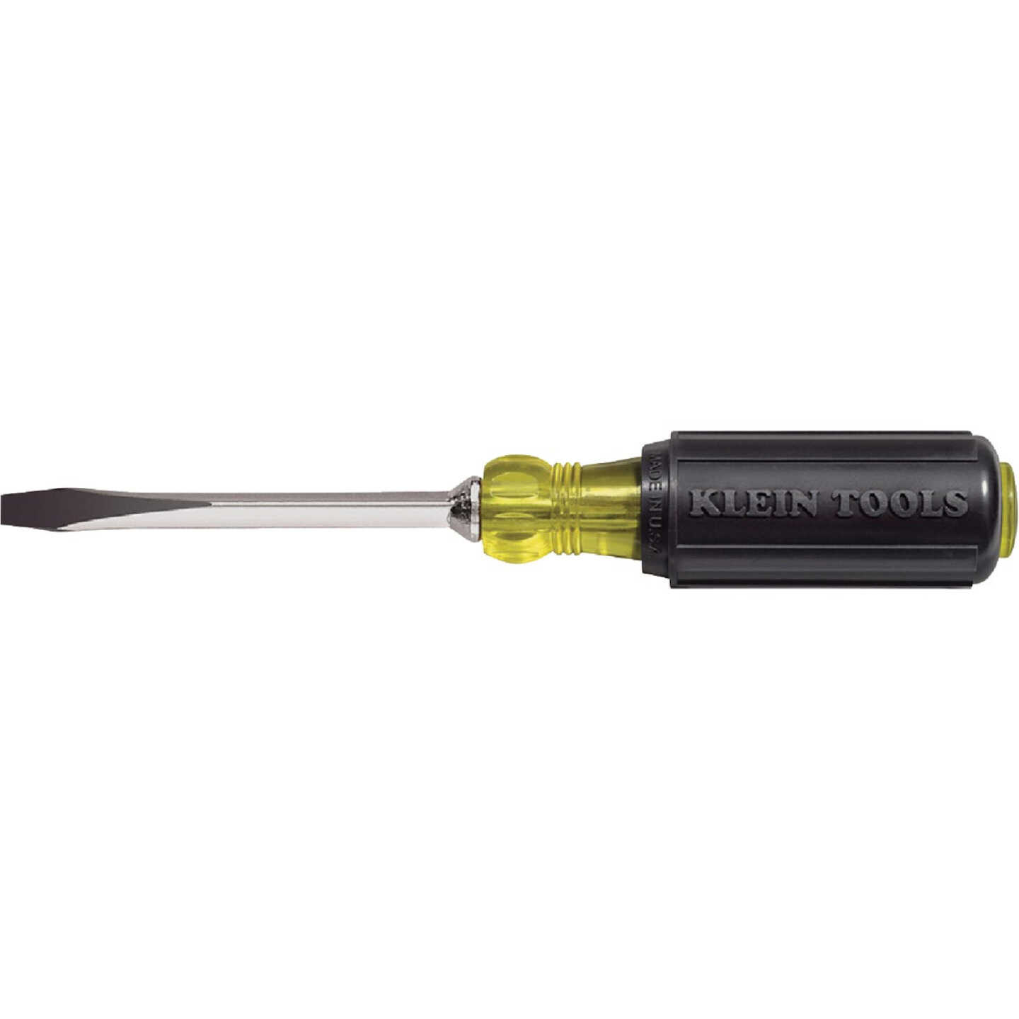 Klein 1/4 In. x 4 In. Square Shank Keystone Slotted Screwdriver Image 1