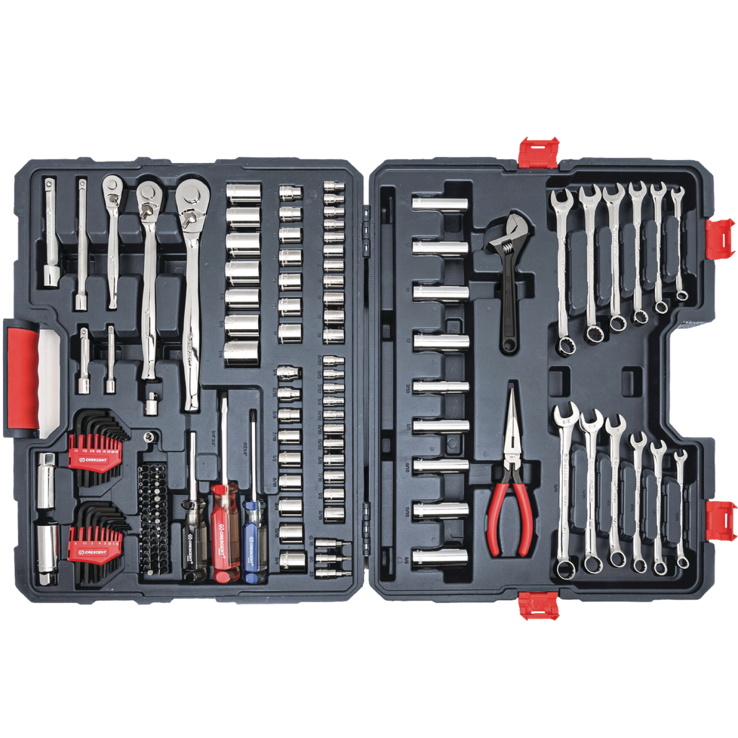 Crescent 1/4 In. and 3/8 In. Drive 6-Point SAE/Metric Professional Tool Set (150-Piece) Image 2