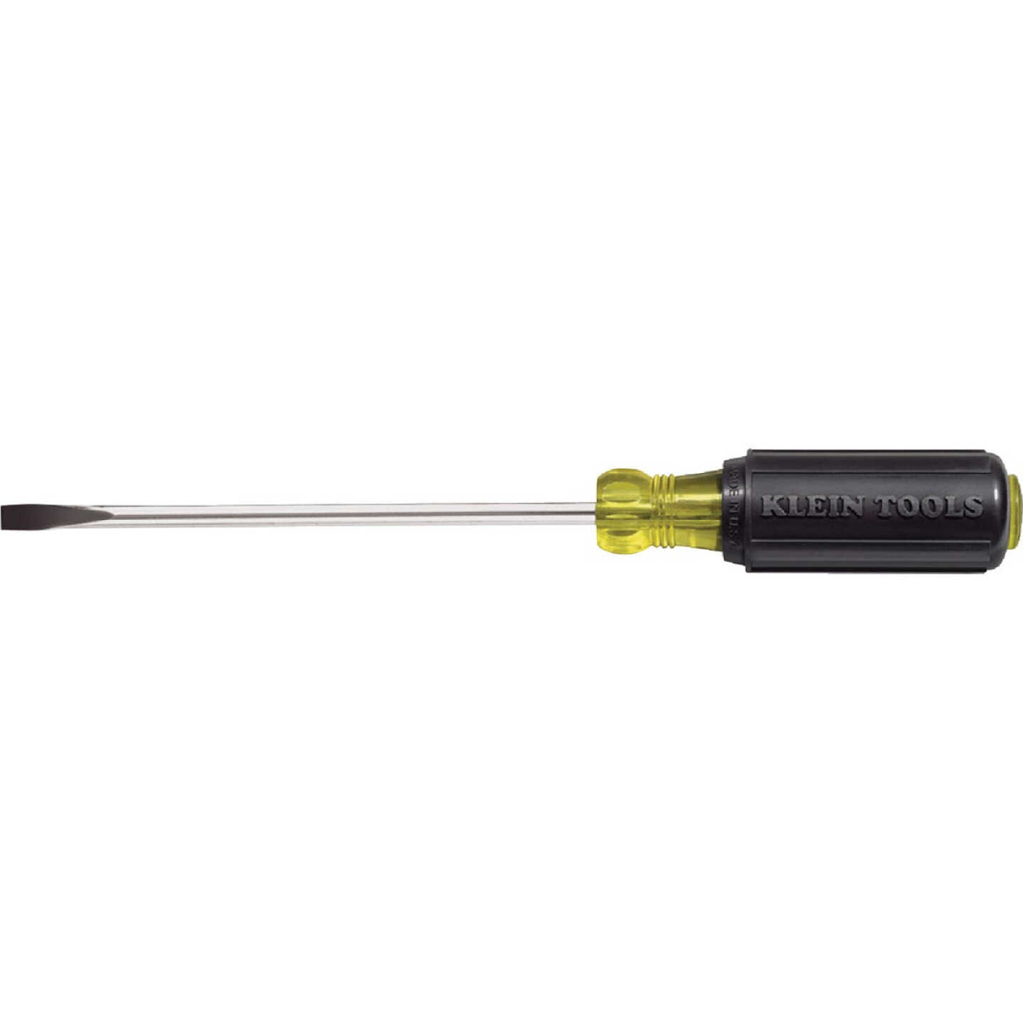 Klein 1/4 In. x 6 In. Cabinet-Tip Slotted Screwdriver Image 1