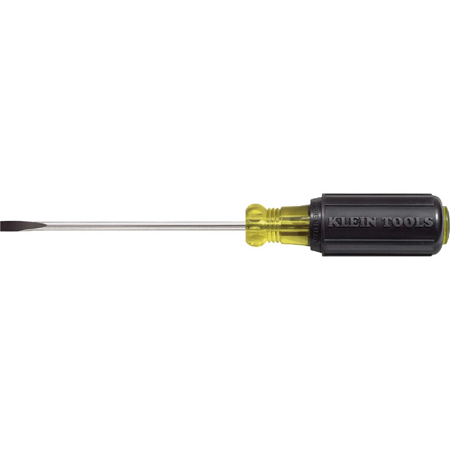Klein 3/16 In. x 4 In. Cabinet-Tip Slotted Screwdriver Image 1