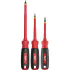Milwaukee 1000V Insulated Screwdriver Set (3-Piece) Image 1