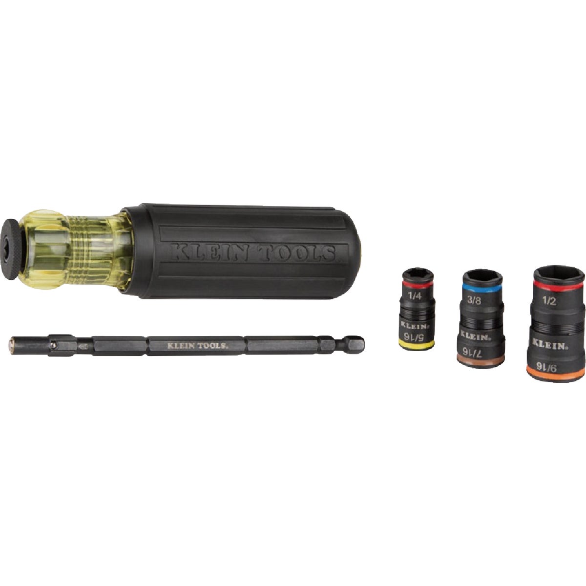 Klein Standard 7-In-1 Impact Rated Flip Multi-Nut Driver with 3-3/4 In. Shank Image 5