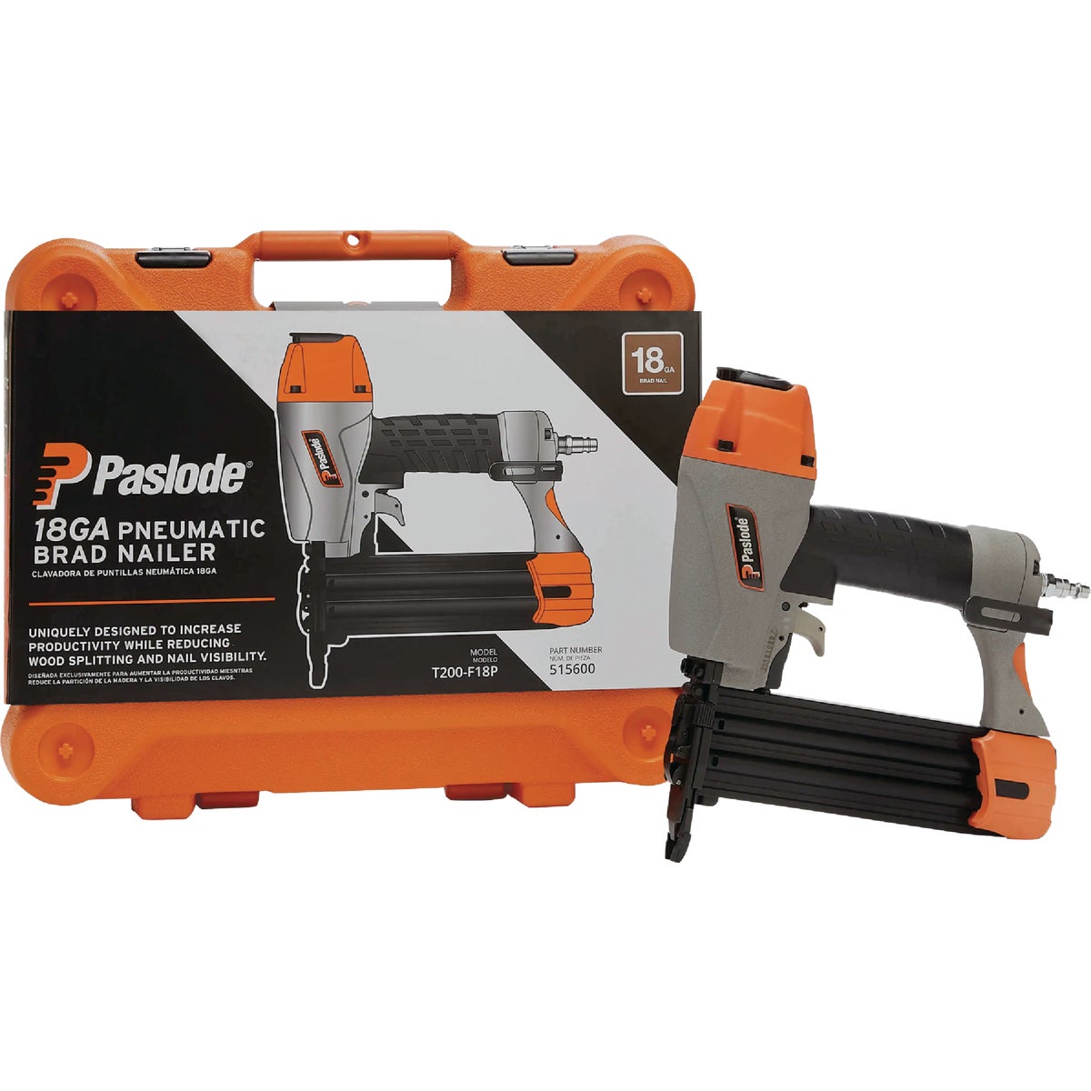 Paslode 18-Gauge 2 In. Pneumatic Brad Nailer Image 2