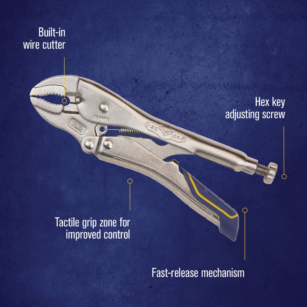 Irwin Vise-Grip Fast Release 7 In. Curved Jaw Locking Pliers Image 2