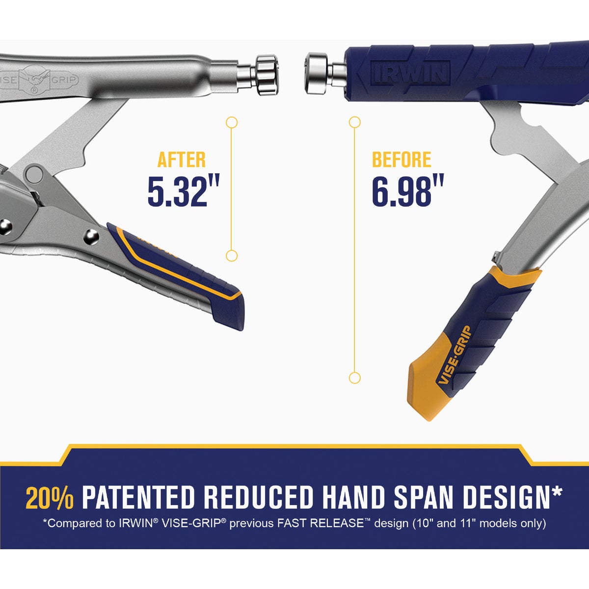 Irwin Vise-Grip Fast Release 10 In. Curved Jaw Locking Pliers Image 5