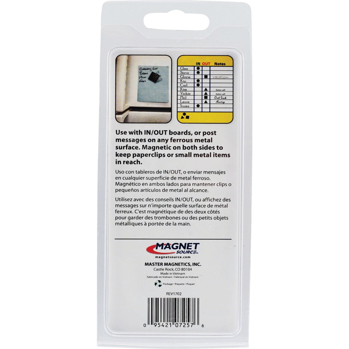 Master Magnetics Black Assorted Magnetic Shapes (30-Pack) Image 9