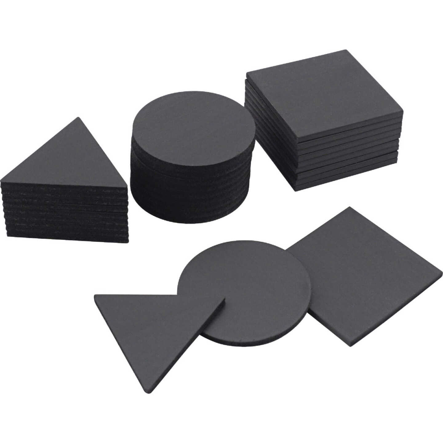 Master Magnetics Black Assorted Magnetic Shapes (30-Pack) Image 8