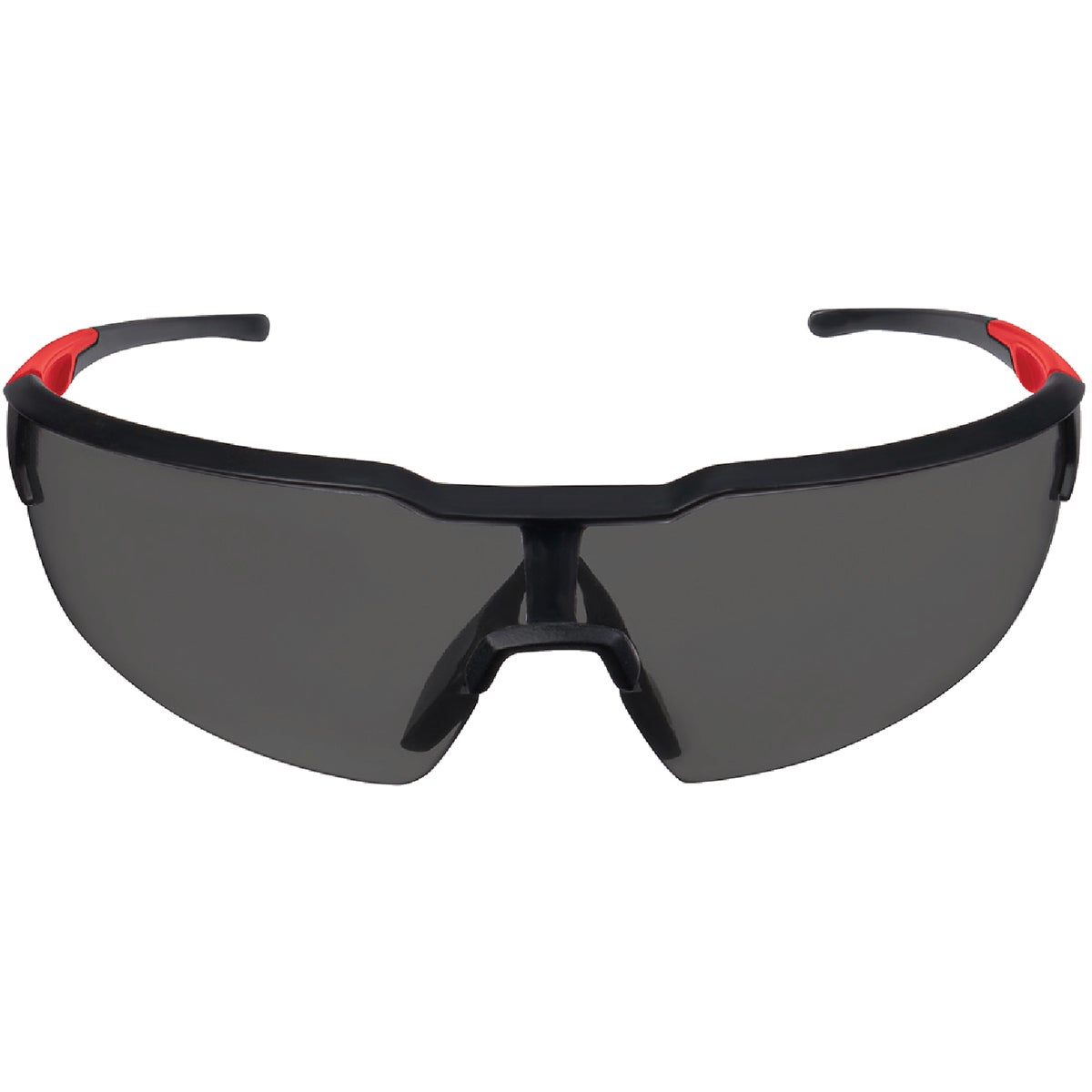Milwaukee Red & Black Frame Safety Glasses with Tinted Fog-Free Lenses Image 4