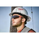 Milwaukee Red & Black Frame Safety Glasses with Tinted Fog-Free Lenses Image 2