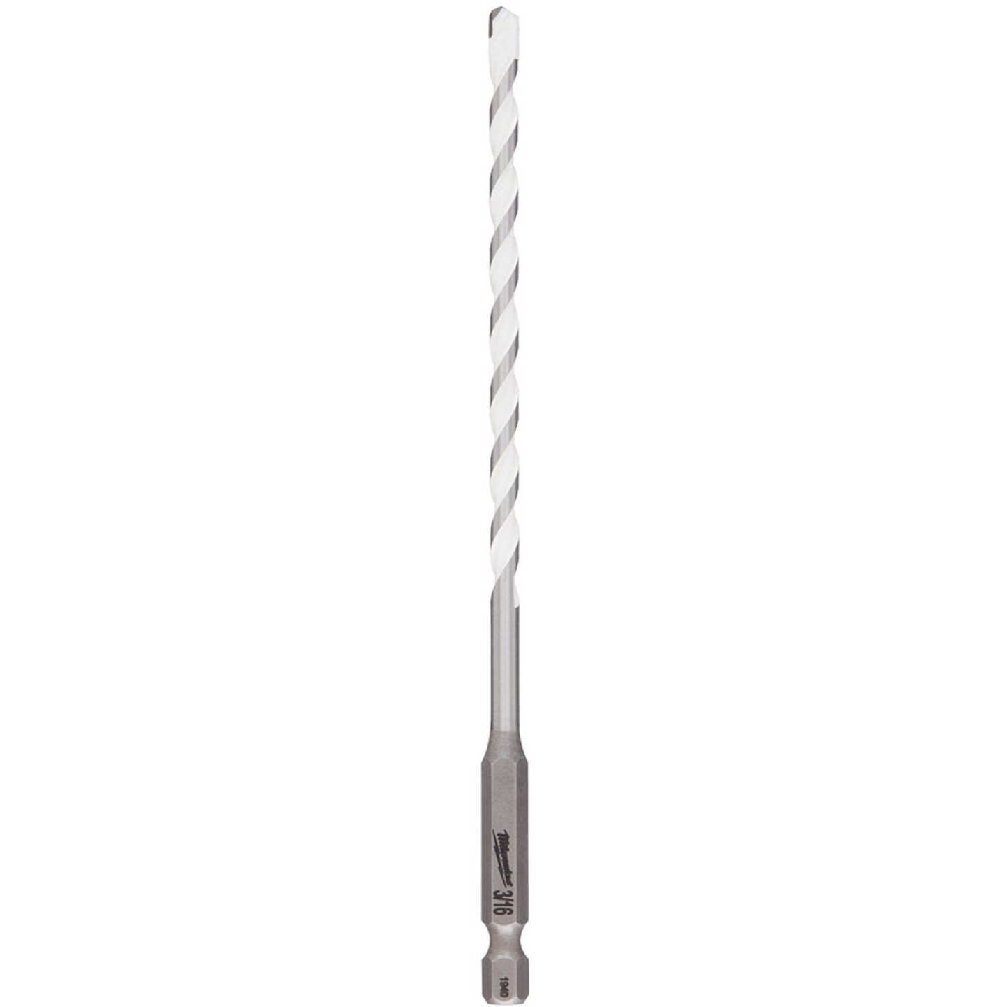 Milwaukee SHOCKWAVE 3/16 In. x 6 In. Impact Duty Carbide Multi-Material Hex Shank Drill Bit Image 1