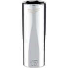 Milwaukee 3/8 In. Drive 17 mm 6-Point Deep Metric Socket with FOUR FLAT Sides Image 1