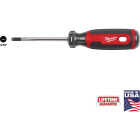Milwaukee 3/16 In. x 3 In. Cushion Grip Cabinet Tip Slotted Screwdriver (USA) Image 1