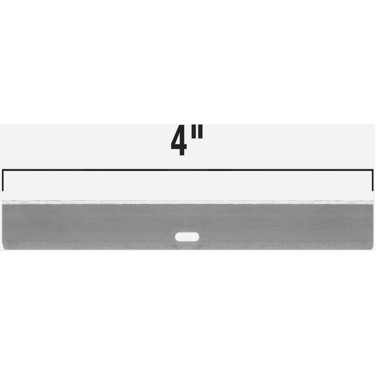 QEP 4 In. Stainless Steel Replacement Razor Scraper Blades (5-Pack) Image 2