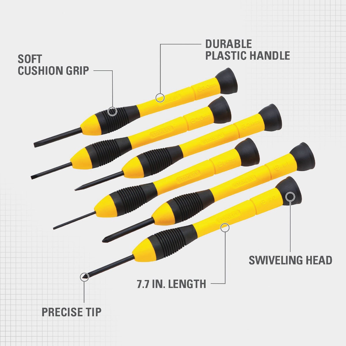 Stanley Precision Screwdriver Set (6-Piece) Image 2