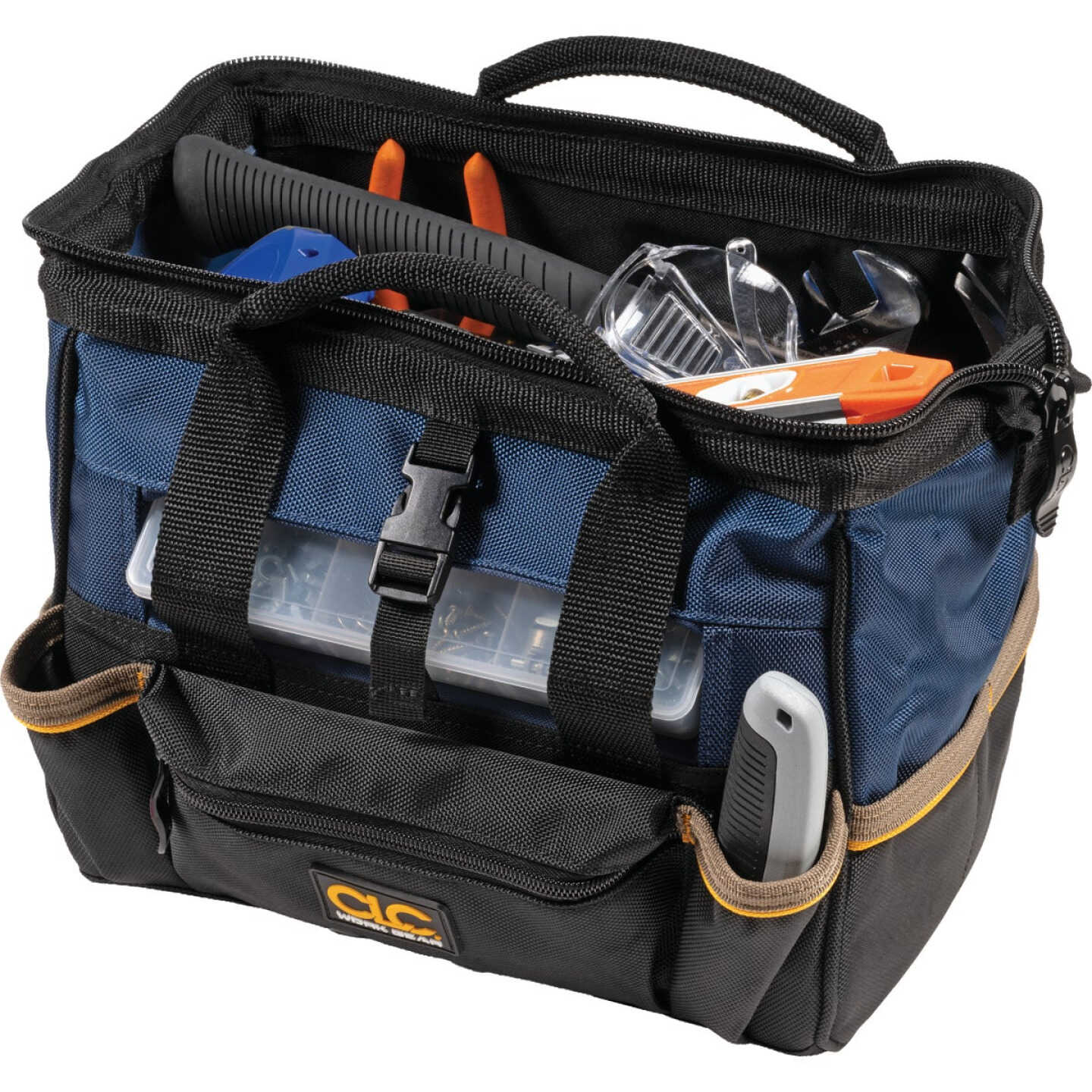 CLC 21-Pocket 12 In. Tool Bag with Top-Side Tray Image 2