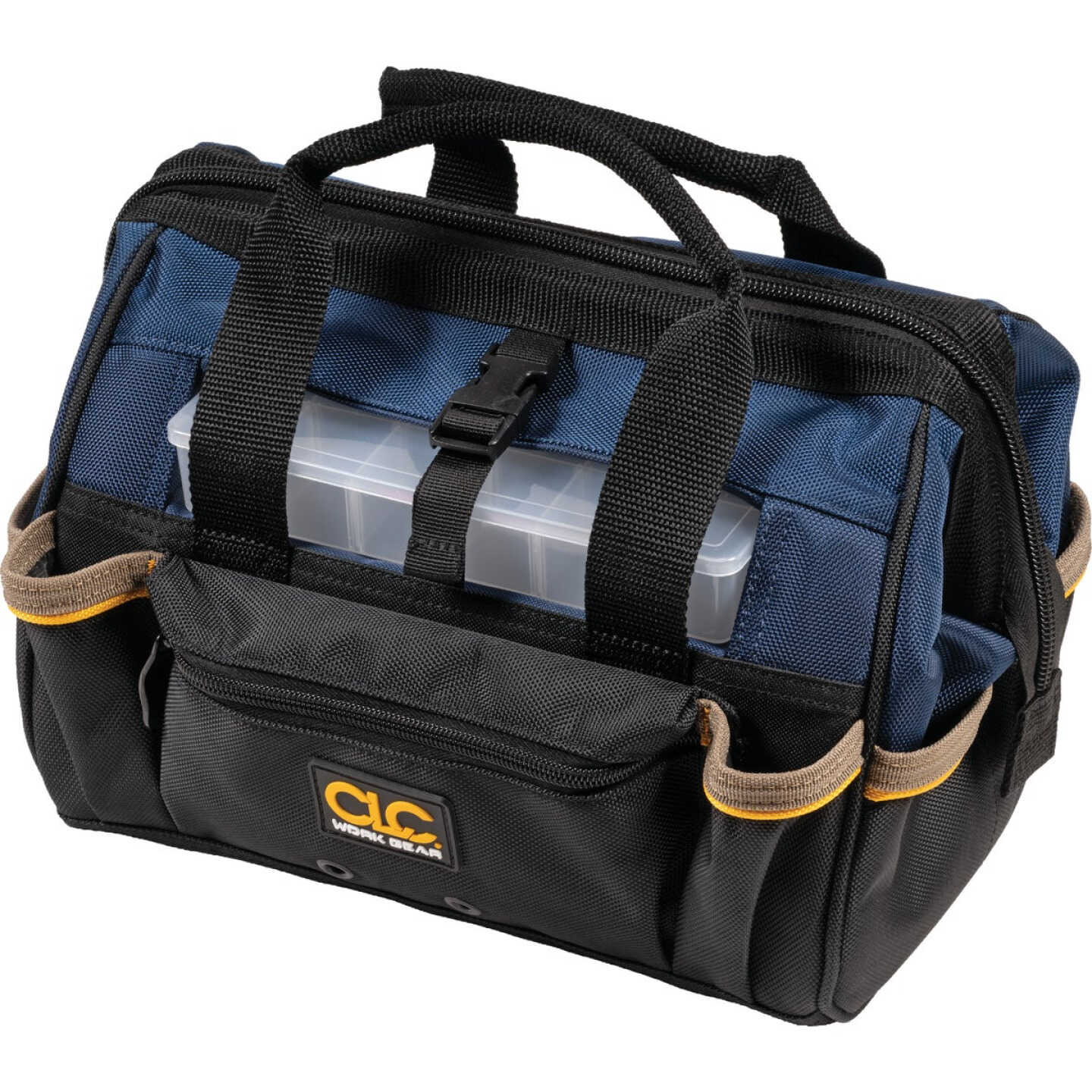 CLC 21-Pocket 12 In. Tool Bag with Top-Side Tray Image 1