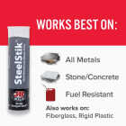 J-B Weld SteelStik 2 Oz. Gray Epoxy Putty Image 3