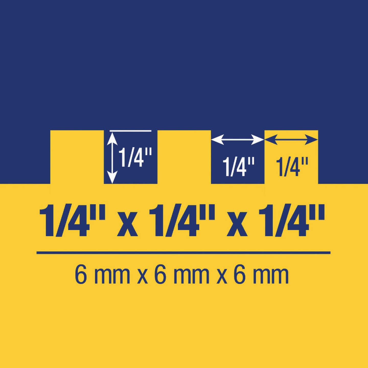 QEP 1/4 In. x 1/4 In. x 1/4 In. Steel Economy Square-Notched Trowel with D-Handle Image 3