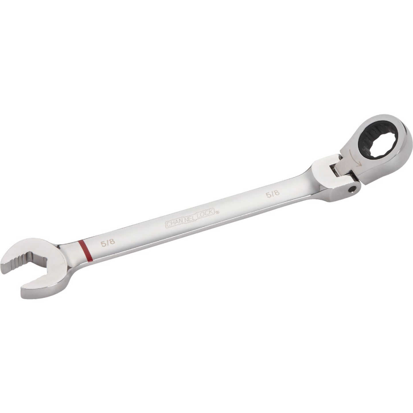 Channellock Standard 5/8 In. 12-Point Ratcheting Flex-Head Wrench Image 1