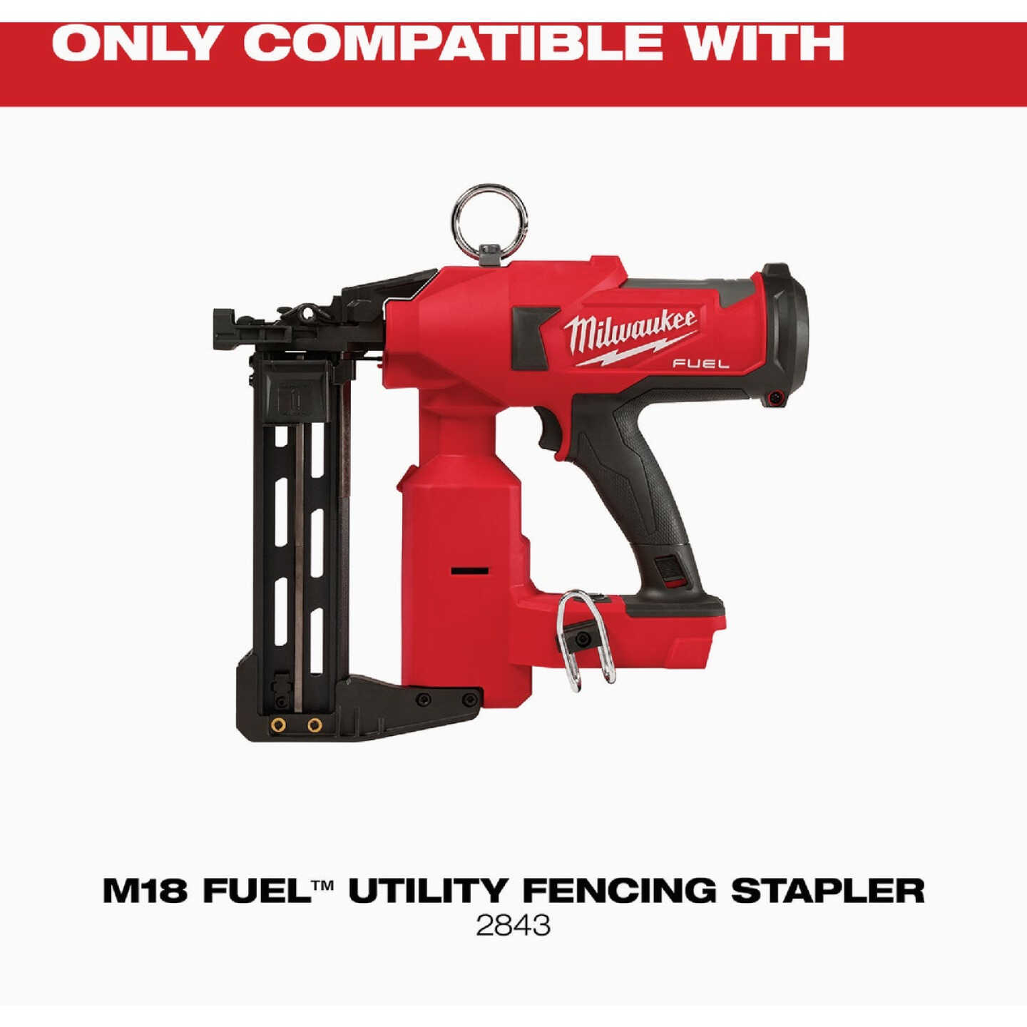 Milwaukee 2 In. 9 Ga. Galvanized Barbed Collated Fence Staple (960-Count) Image 2