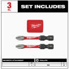 Milwaukee SHOCKWAVE Impact Duty Magnetizer Attachment with (2) PH2 Bits Image 4