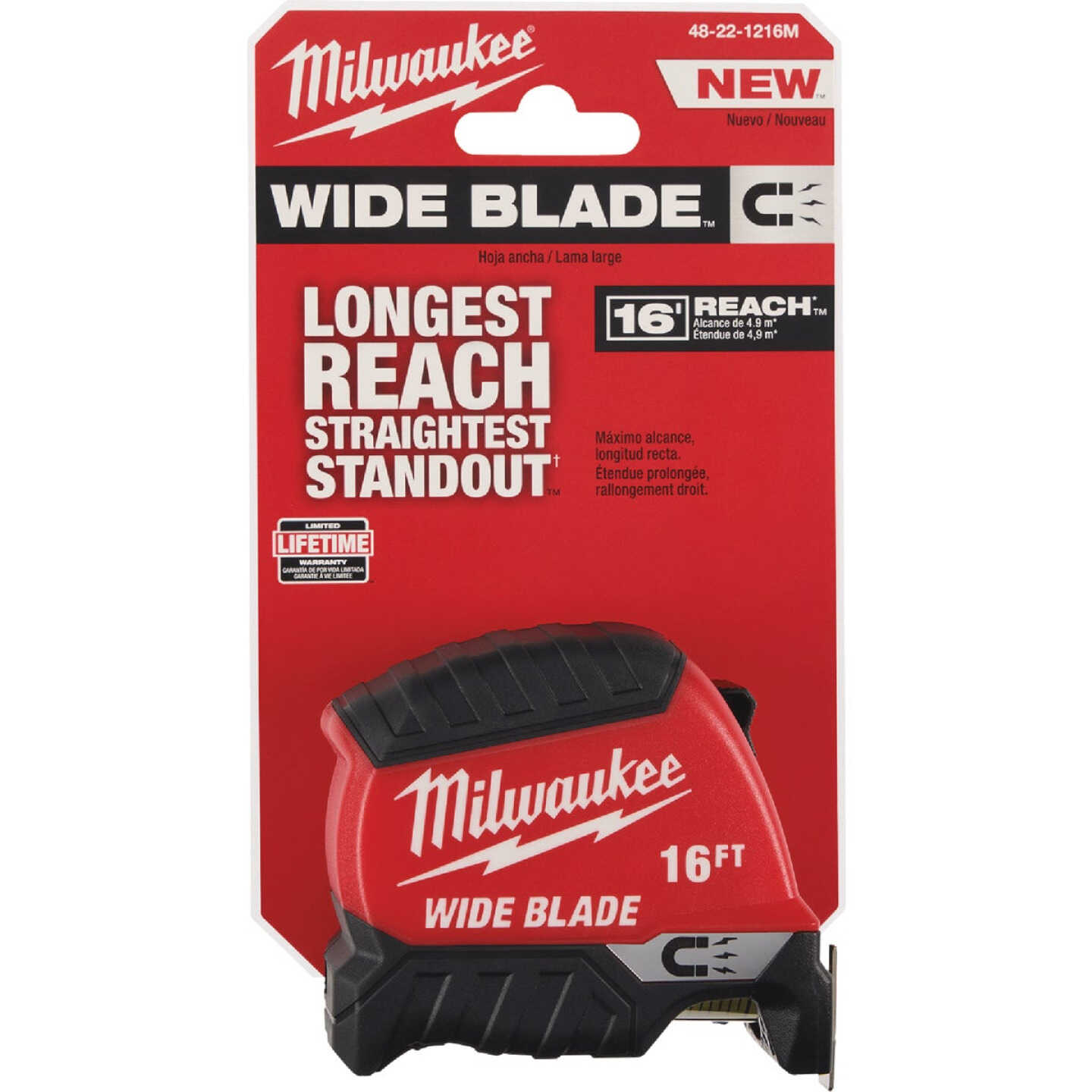 Milwaukee 16 Ft. Wide Blade Magnetic Tape Measure Image 6