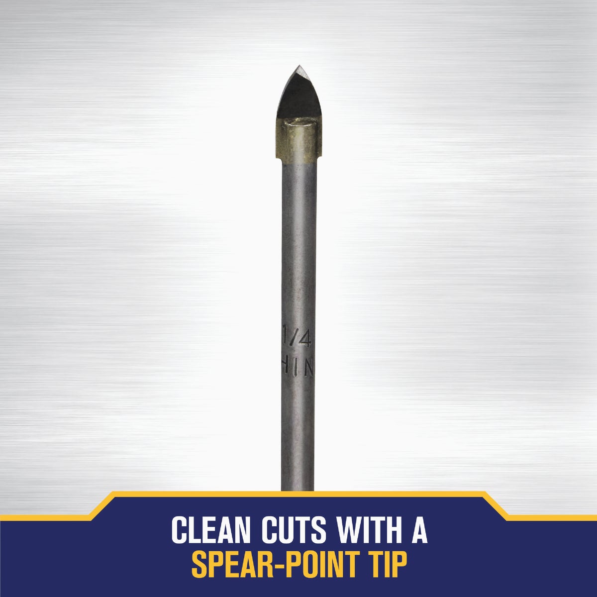 Irwin 1/4 In. x 6-1/4 In. Carbide Glass & Tile Drill Bit Image 4