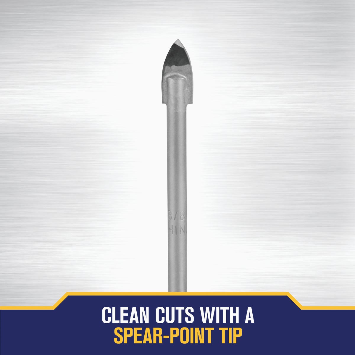 Irwin 3/8 In. x 6-1/4 In. Carbide Glass & Tile Drill Bit Image 4