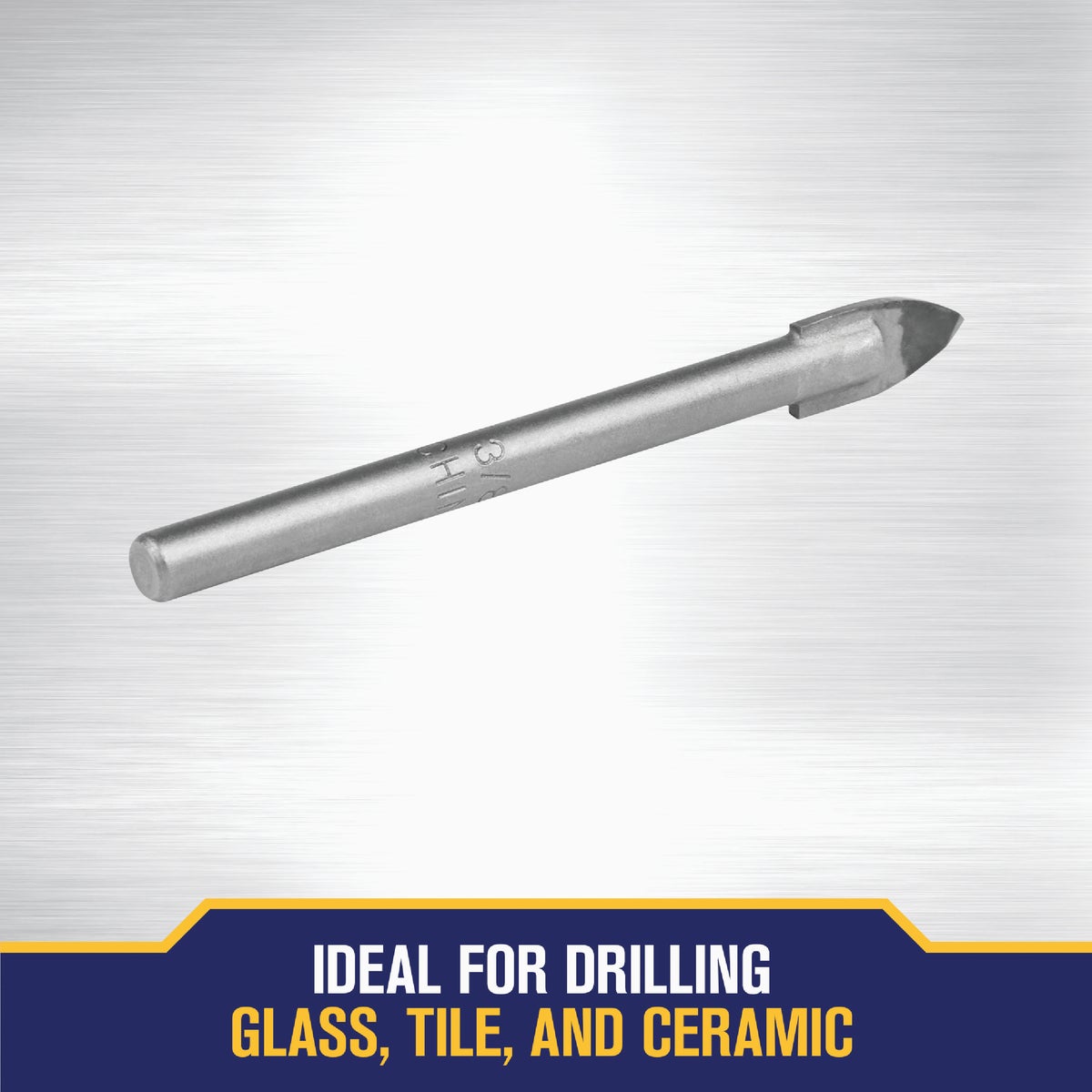 Irwin 3/8 In. x 6-1/4 In. Carbide Glass & Tile Drill Bit Image 3