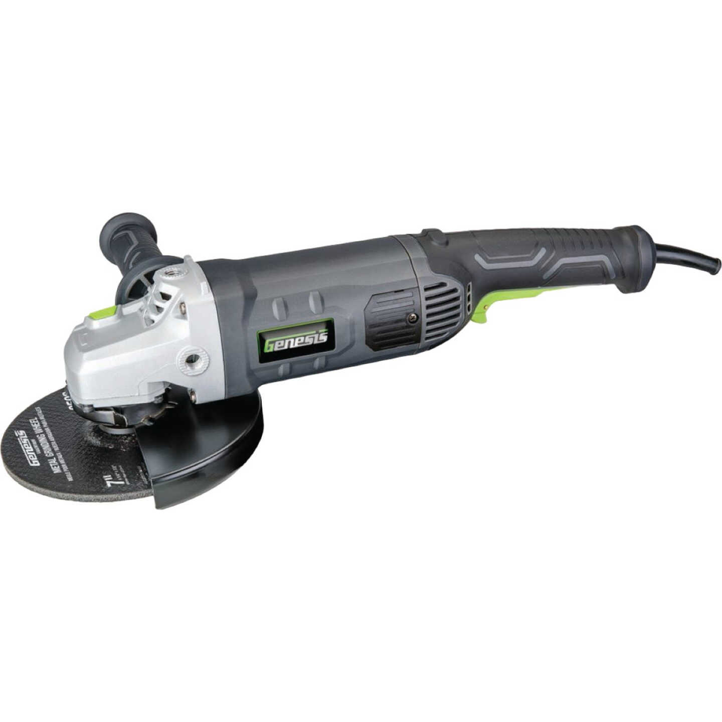 Genesis 7 In. 15 Amp Angle Grinder with 3-Position Side Handle & Wheel Guard Image 1
