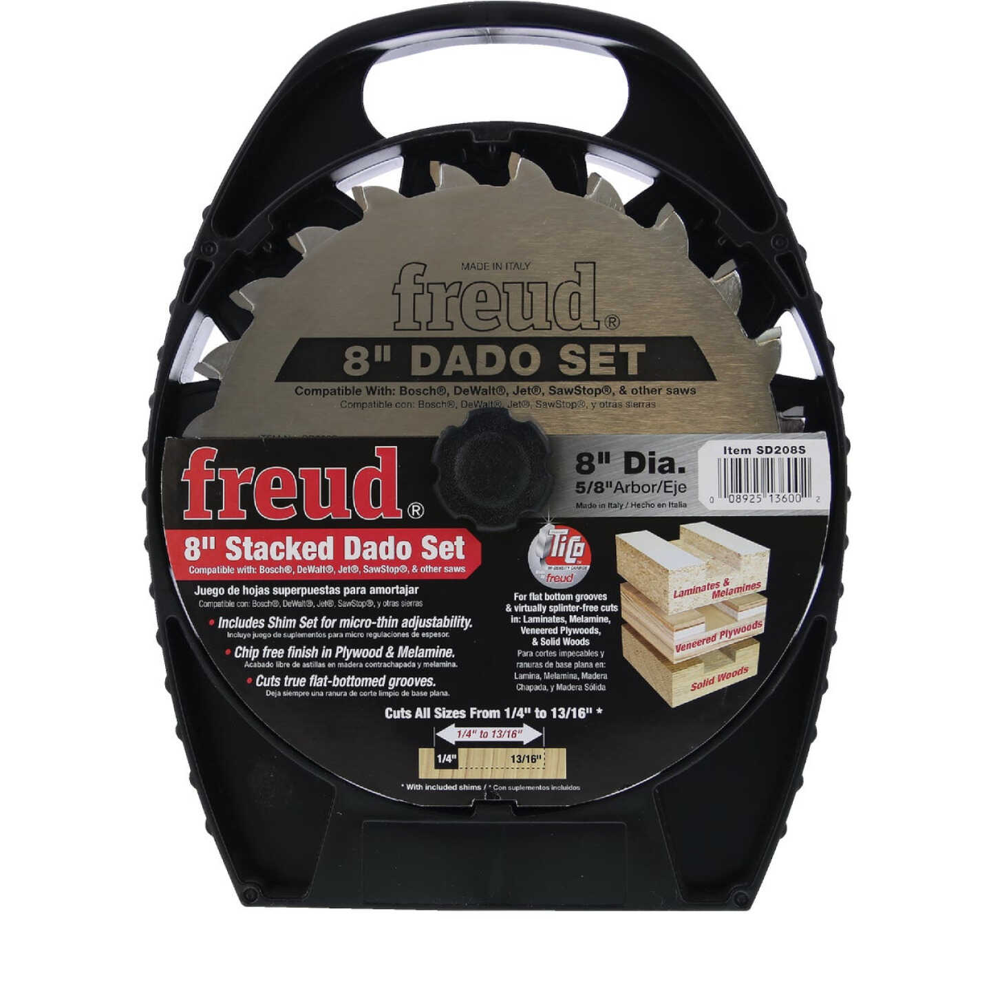 Freud 8 In. Pro Dado Circular Saw Blade Set Image 1