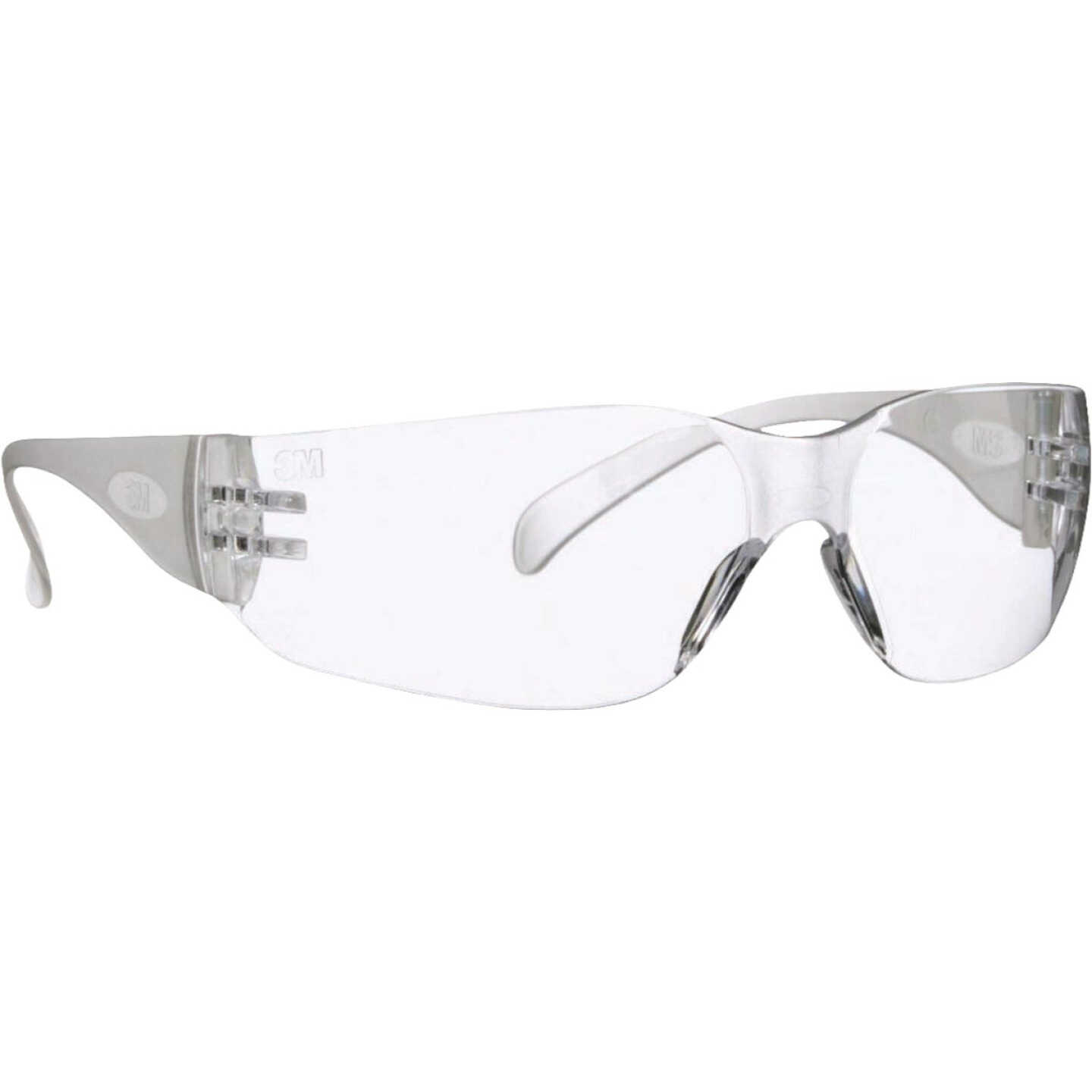 3M Clear Frame Safety Glasses with Anti-Scratch Clear Lenses Image 5