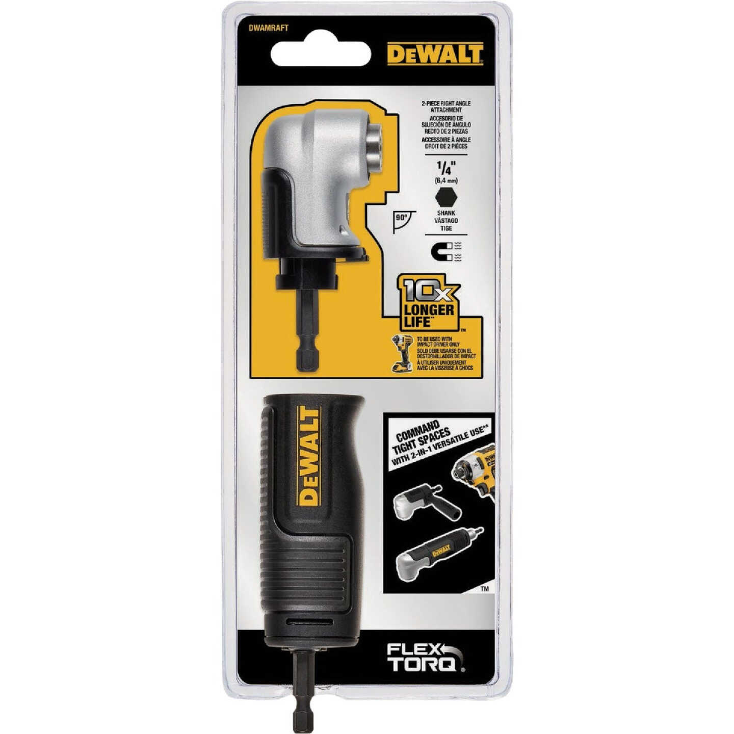 DEWALT FlexTorq 2-In-1 Modular Right Angle Attachment Image 7