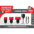 Diablo Steel Demon Carbide Teeth Hole Cutter Set (6-Piece) Image 2