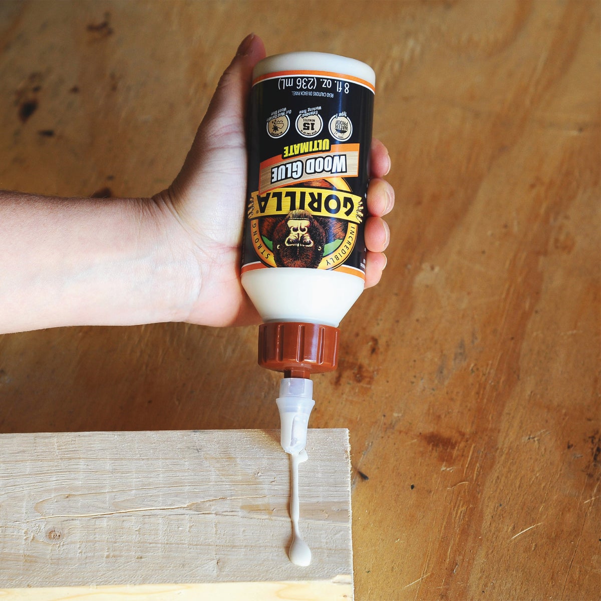 Gorilla 8 Oz. Ultimate Wood Glue Image 3