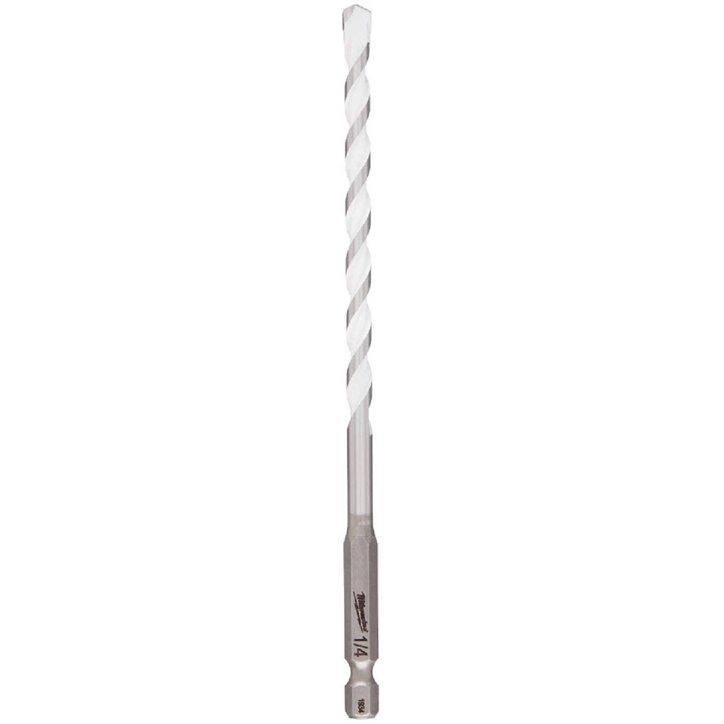 Milwaukee SHOCKWAVE 1/4 In. x 6 In. Impact Duty Carbide Multi-Material Hex Shank Drill Bit Image 1