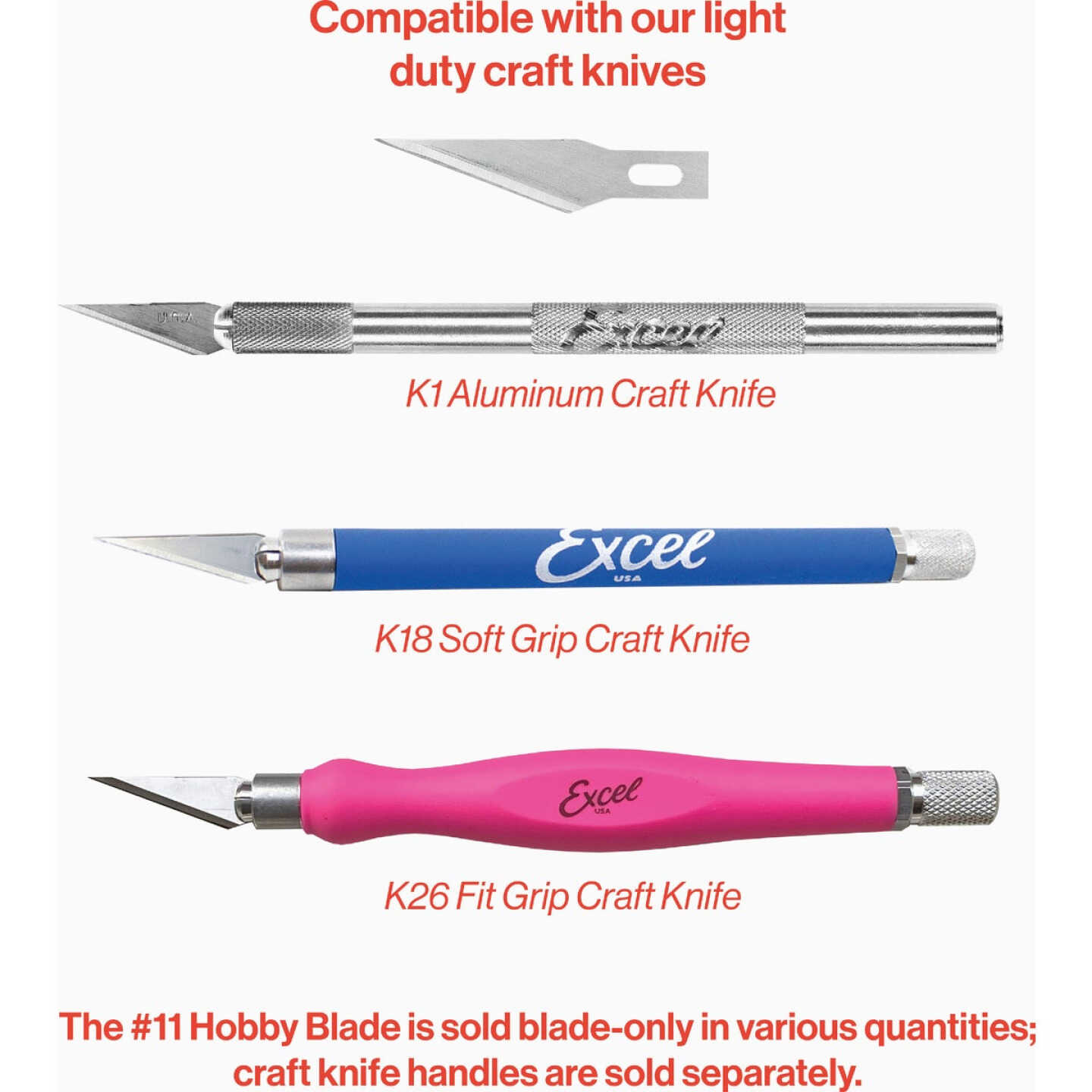 Excel Blades No. 11 Hobby Blades (5-Pack) Image 3